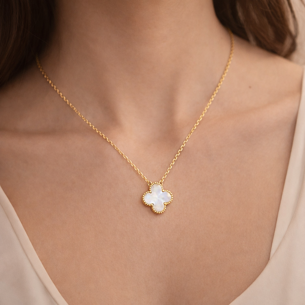 Gold Woven Chain Necklace