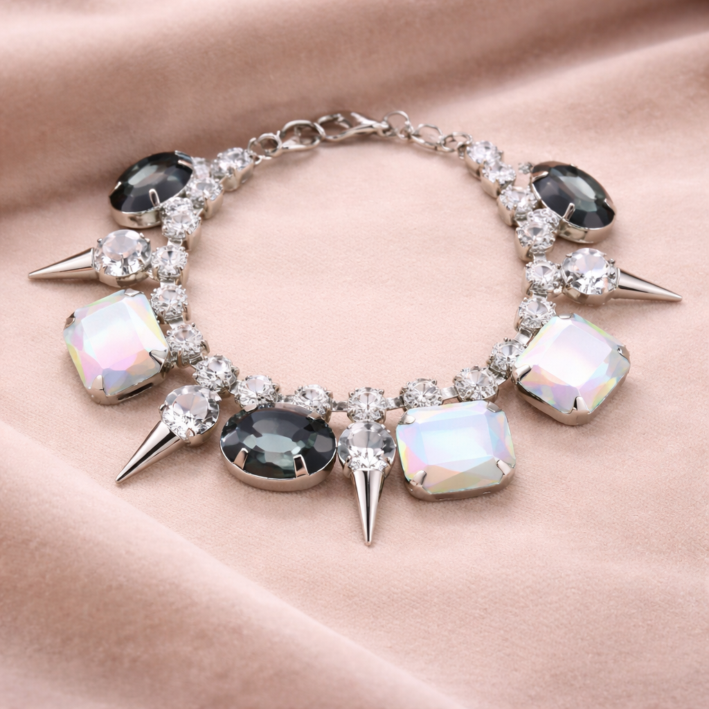 Crystal Statement Charm Bracelet